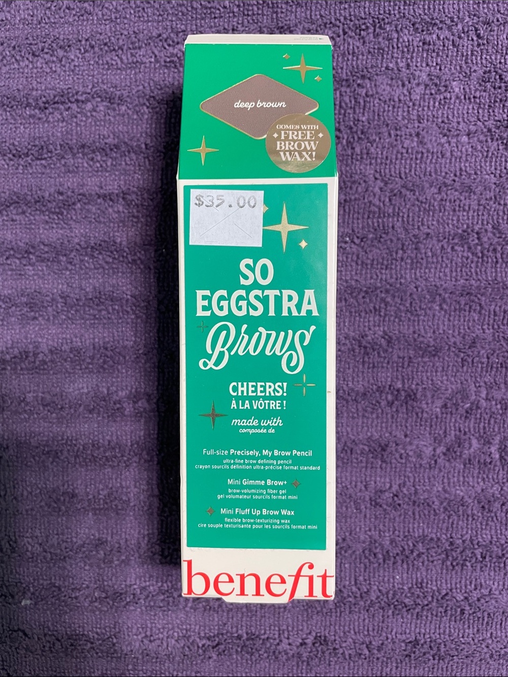 NEW Benefit So Eggstra Brows in Deep Brown